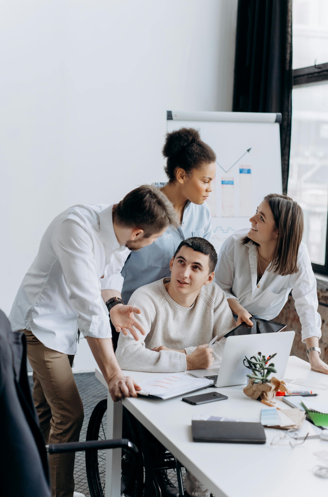 Men and Women Working Together in the Office