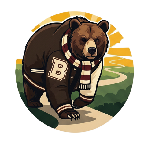 Brown First Year Flourish Bear
