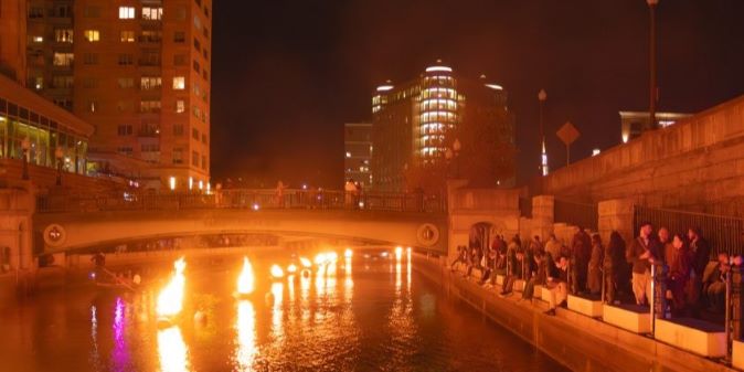 Waterfire event in providence